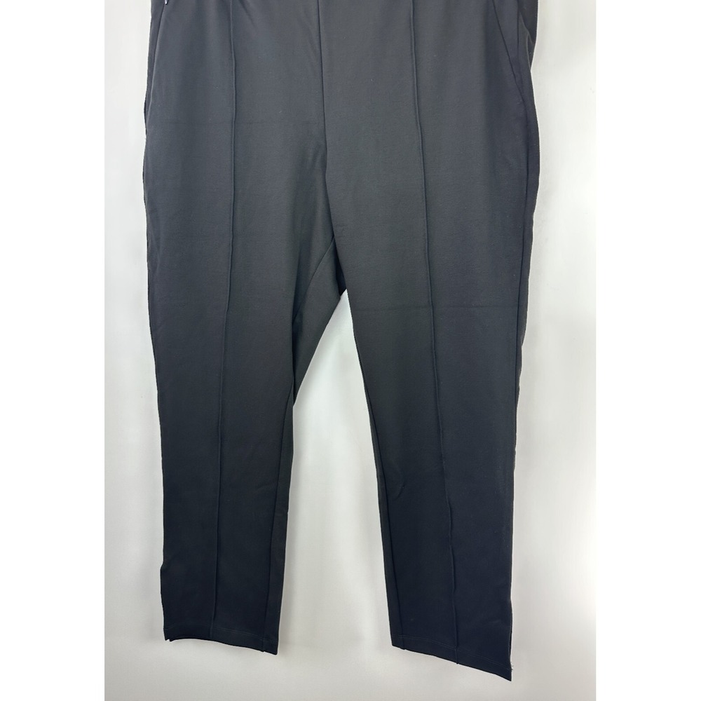 Universal Standard Skinny Pintuck Ponte Pants 28 Inch Stretch M Plus Size 18 20 - Picture 8 of 13